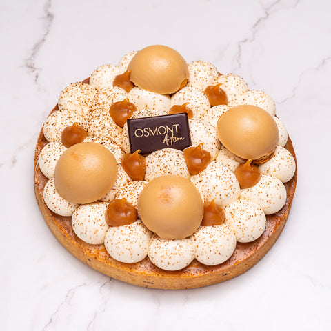 Tarte vanille caramel
