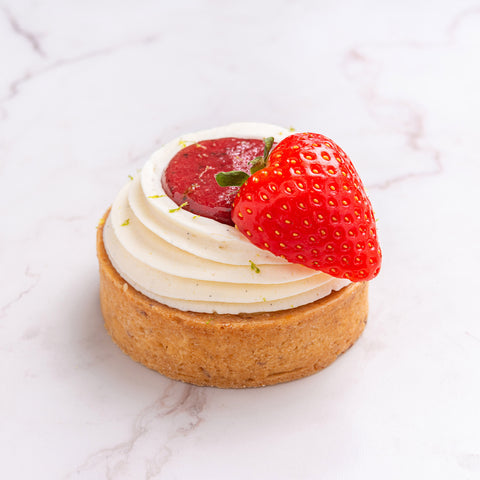 Tartelette de Saison Fraises Citron Basilic