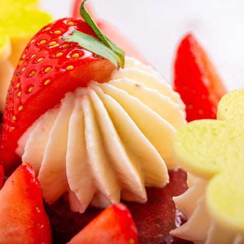 Tarte de Saison (mai) Fraises Citron Basilic