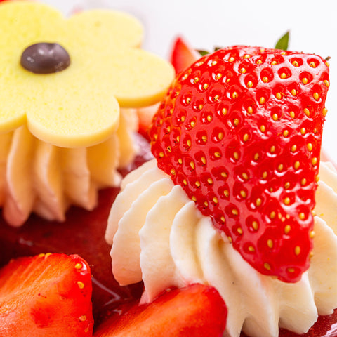 Tarte de Saison (mai) Fraises Citron Basilic