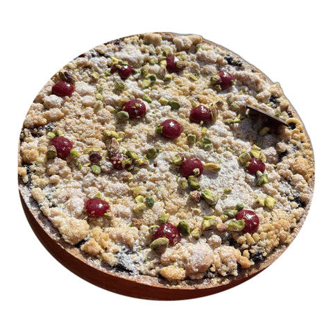 Tarte Crumble Pistache Fruits Rouges