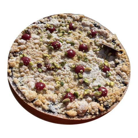 Tarte Crumble Pistache Fruits Rouges